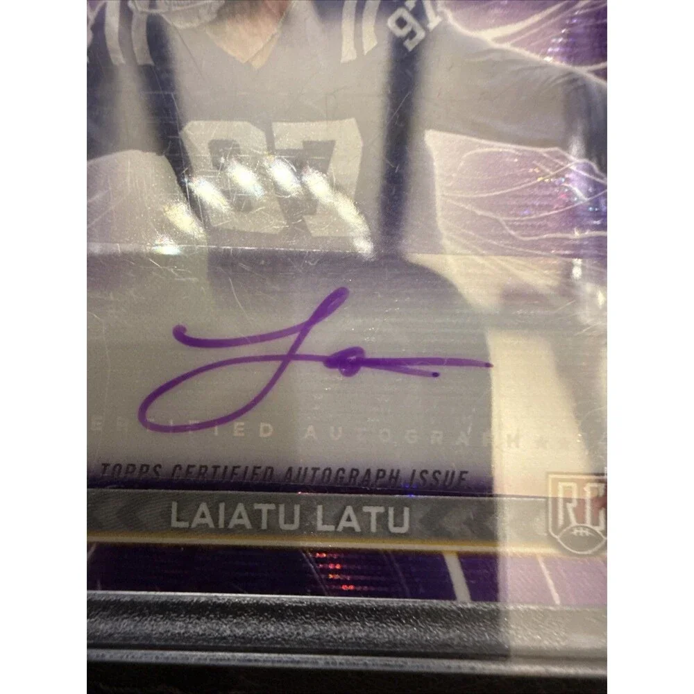 2024 Resurgence - Amped Up RPA - Laiatu Latu #AU-LL Purple Surge Refractor /75💥